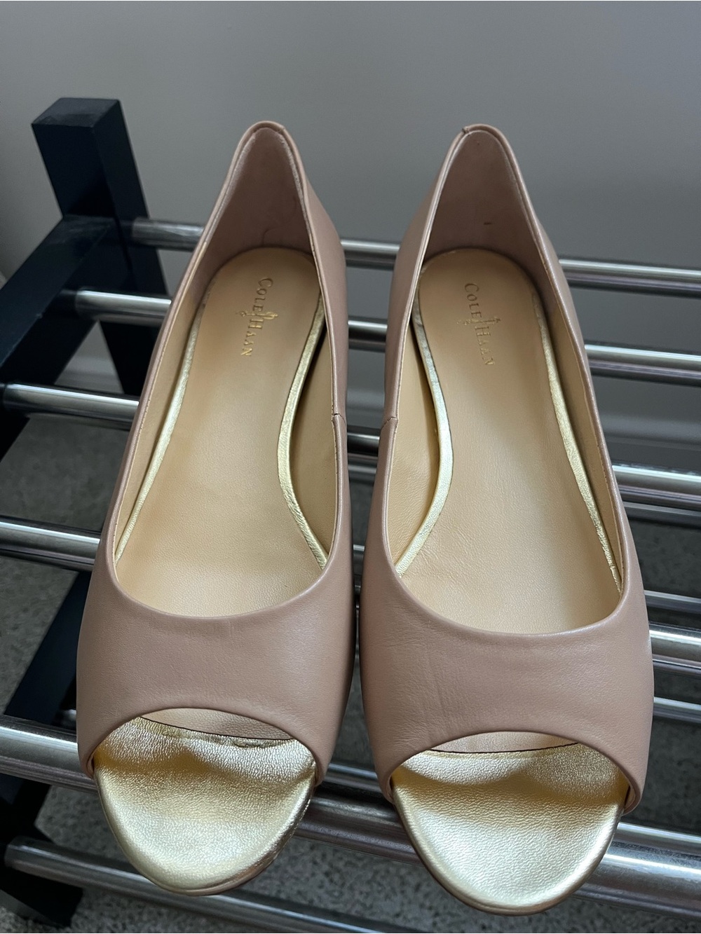 Cole Haan Nike Air Peep-toe Flats